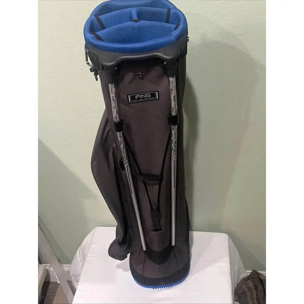 Ping E2 Enhanced Ergonomics 4-Way Divider Golf Stand Bag Blue Golf Bag